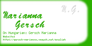marianna gersch business card